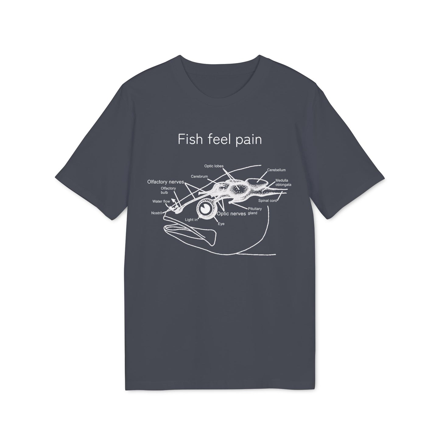 Fish Feel Pain T-Shirt - Unisex T-shirt - Graphic Tee - Fish are not vegetables