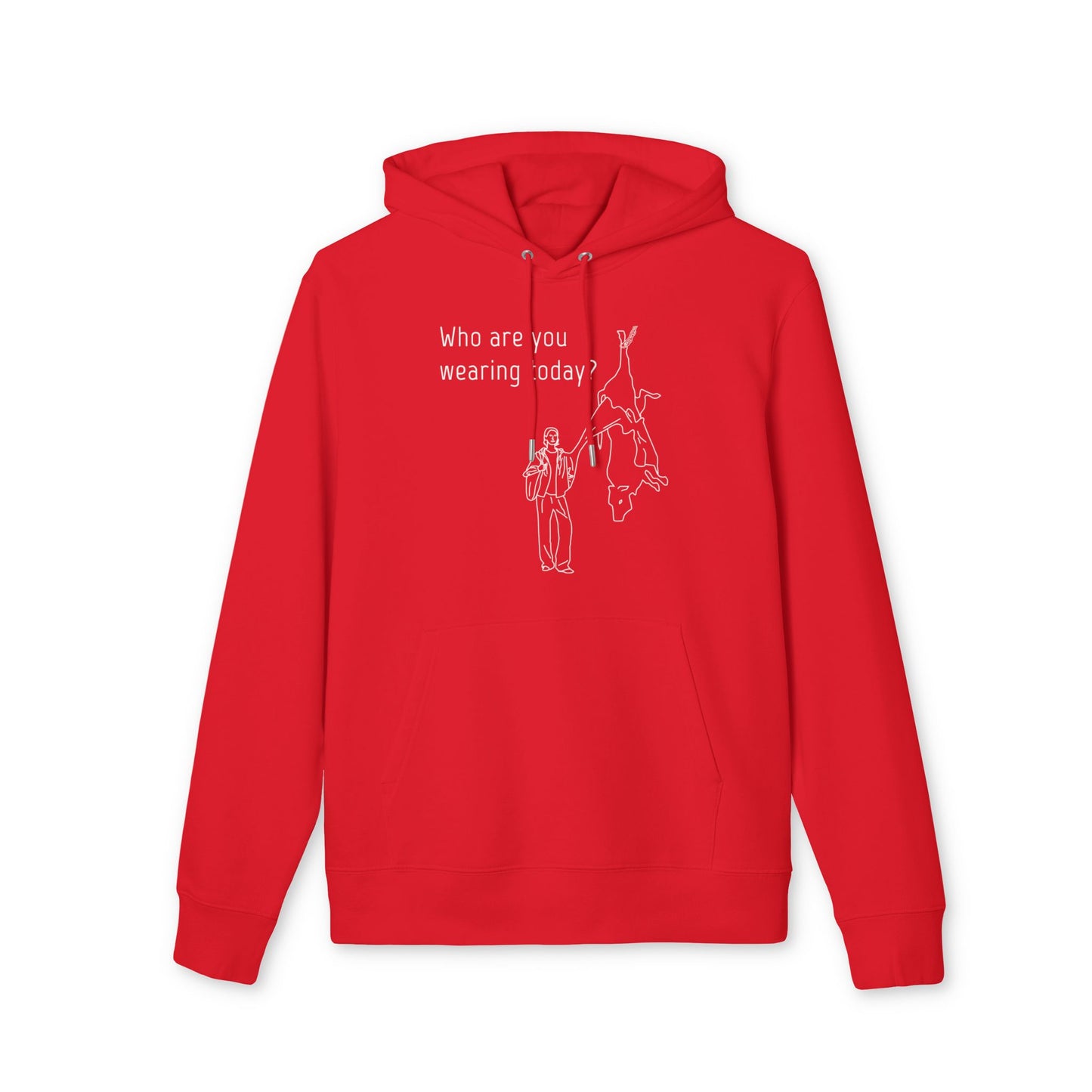 Who Are You Wearing Today? - Unisex Hoodie - Animal Skin Leather Industry - Cow Skin to Leather Jacket