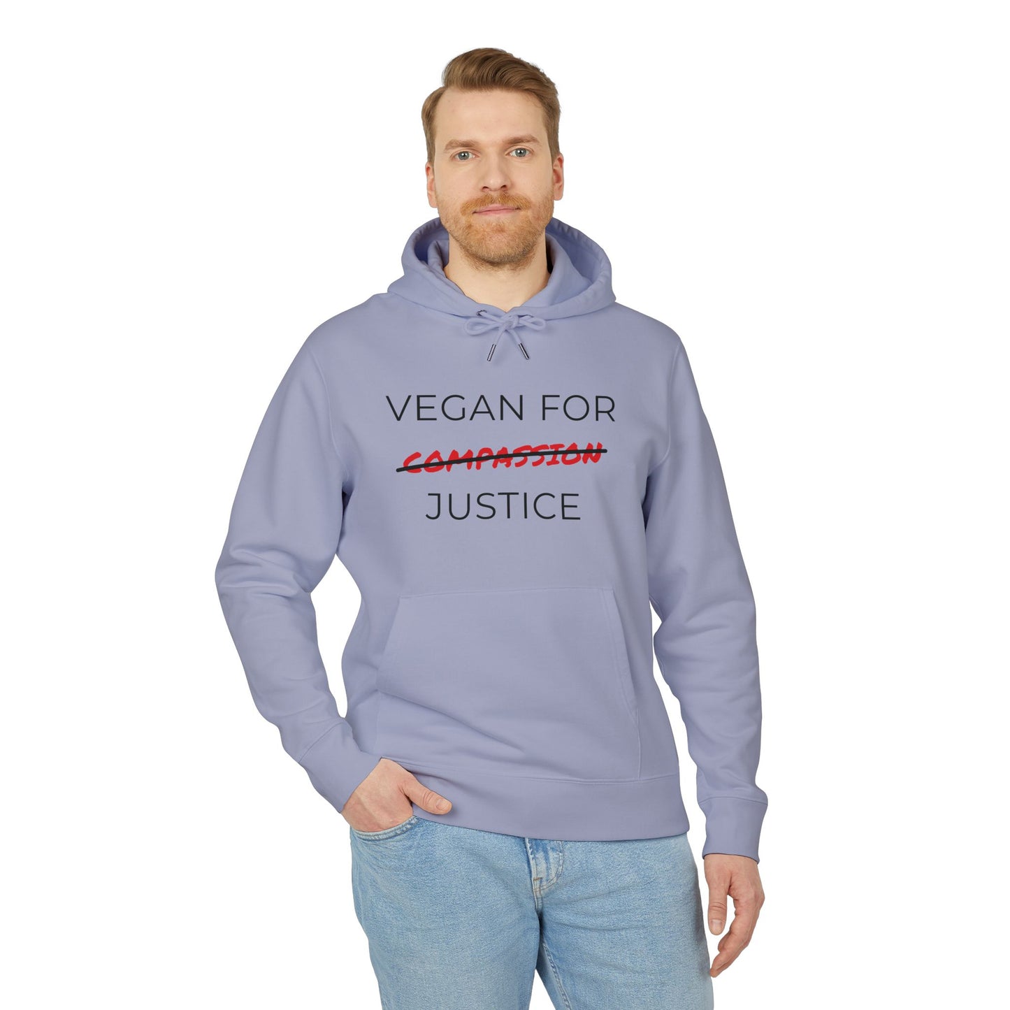 Vegan For Justice - Unisex Hoodie - Animal rights activism Hoodie