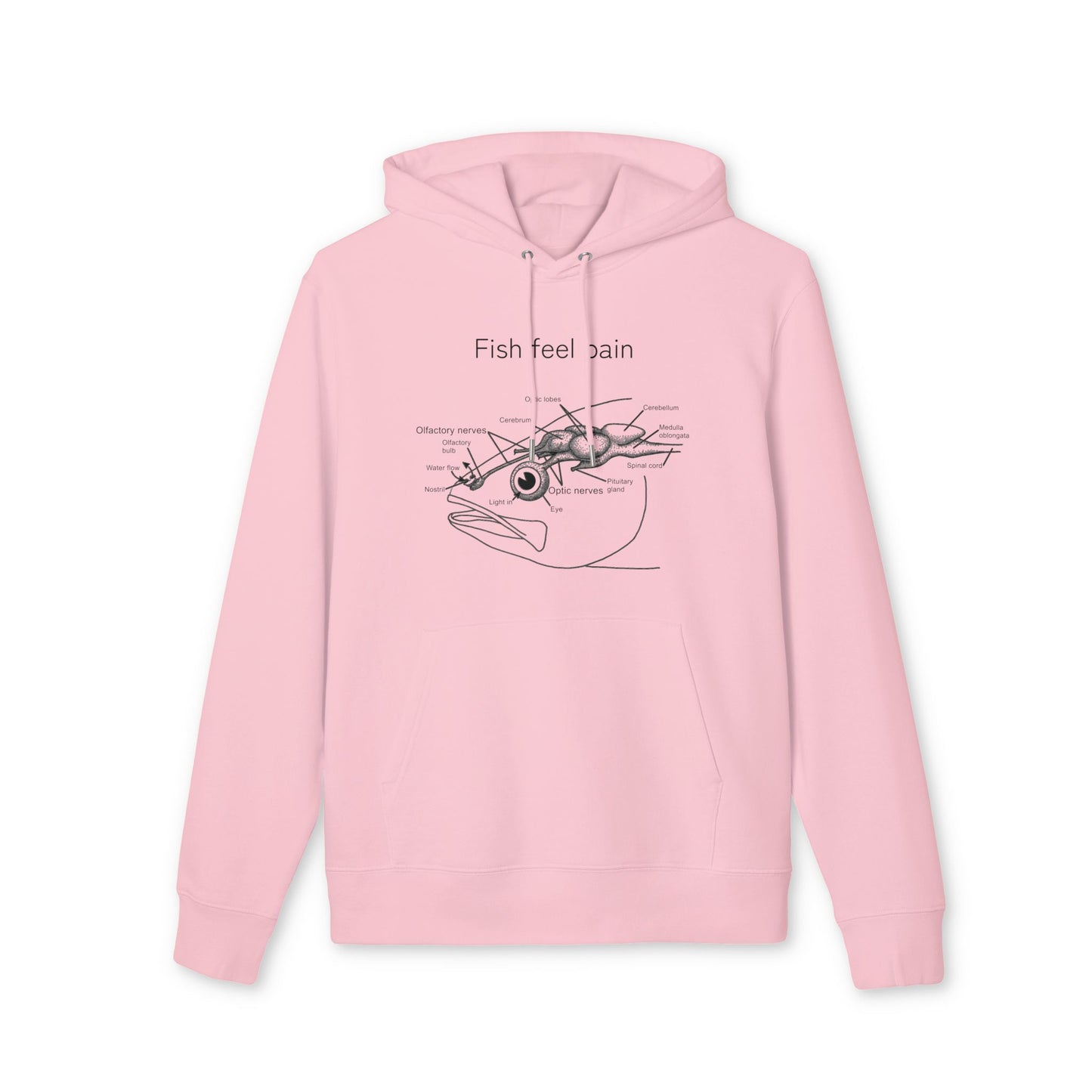 Fish Feel Pain - Unisex Hoodie - Graphic Hoodie - Fish are not vegetables - Animal Rights