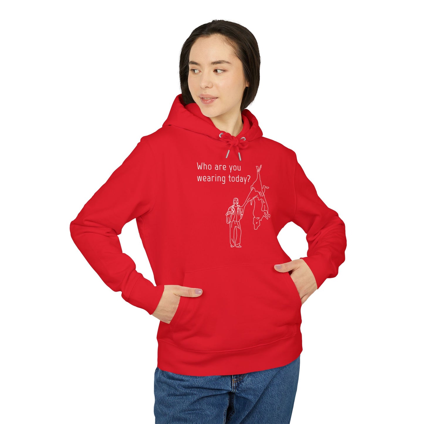 Who Are You Wearing Today? - Unisex Hoodie - Animal Skin Leather Industry - Cow Skin to Leather Jacket