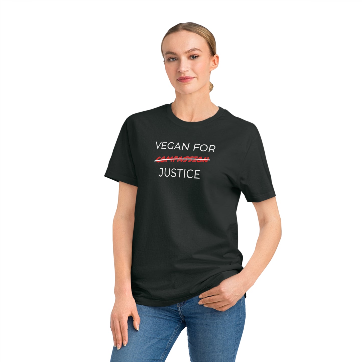 Vegan For Justice - Unisex T-shirt - Animal rights activism Shirt