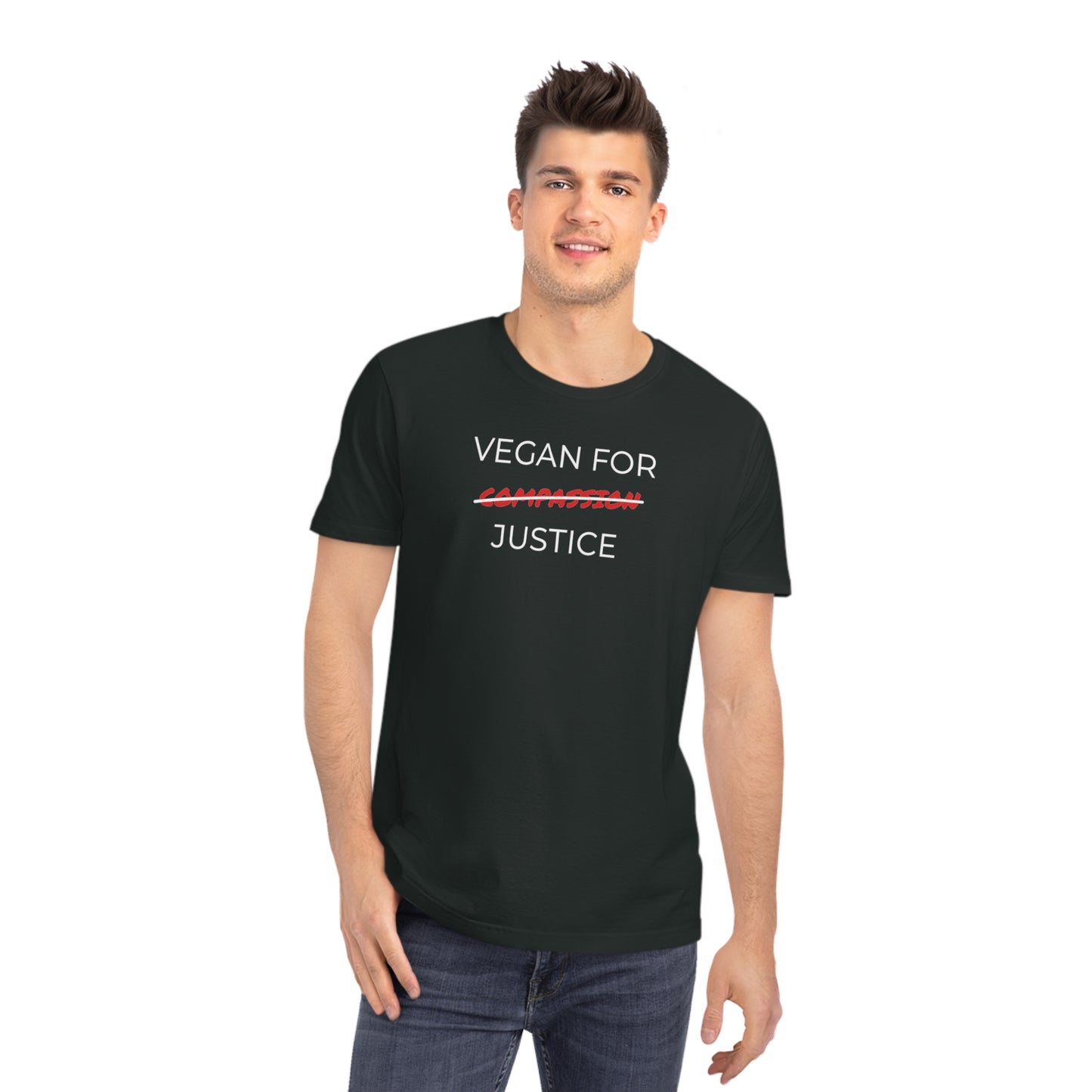 Vegan For Justice - Unisex T-shirt - Animal rights activism Shirt