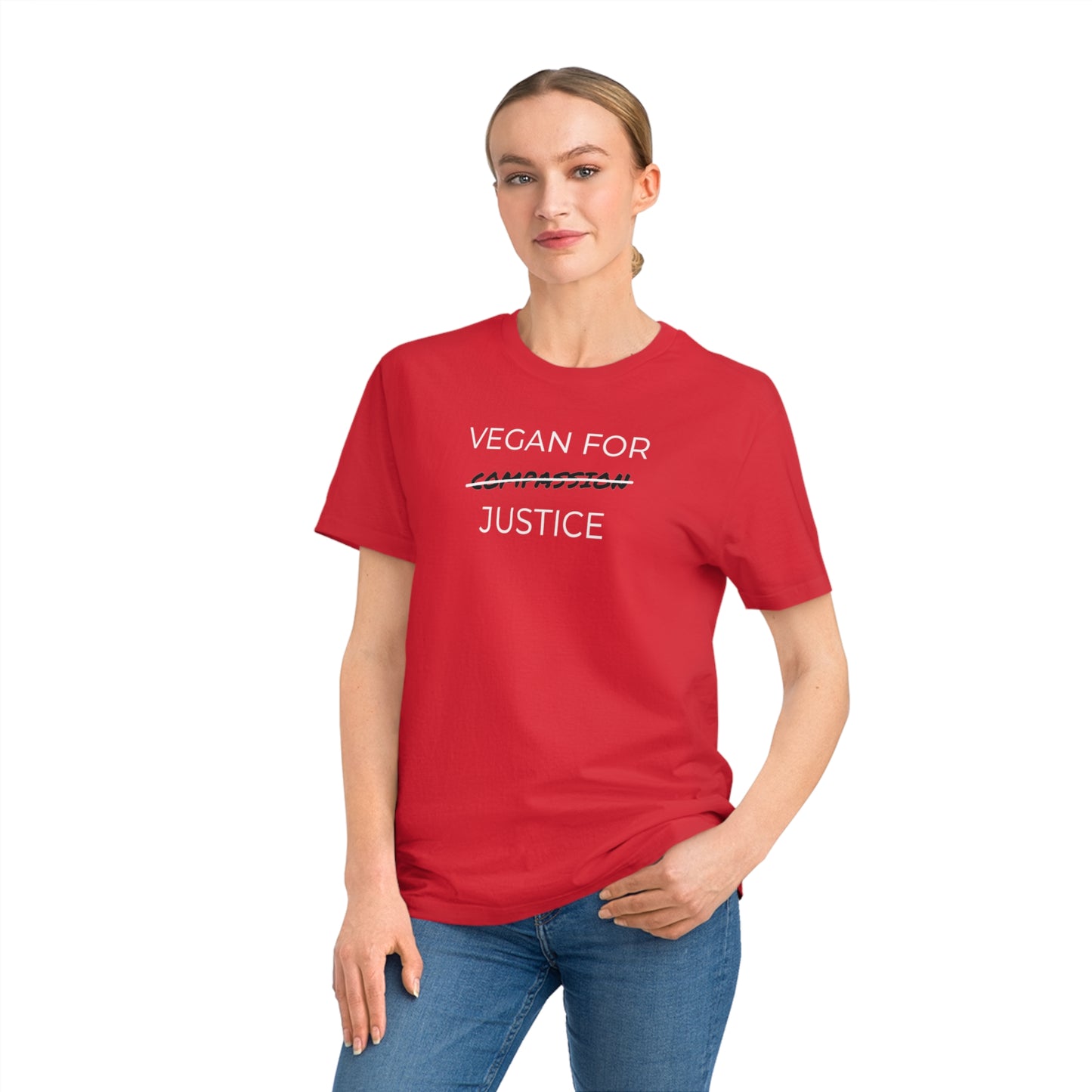 Vegan For Justice - Unisex T-shirt - Animal rights activism Shirt