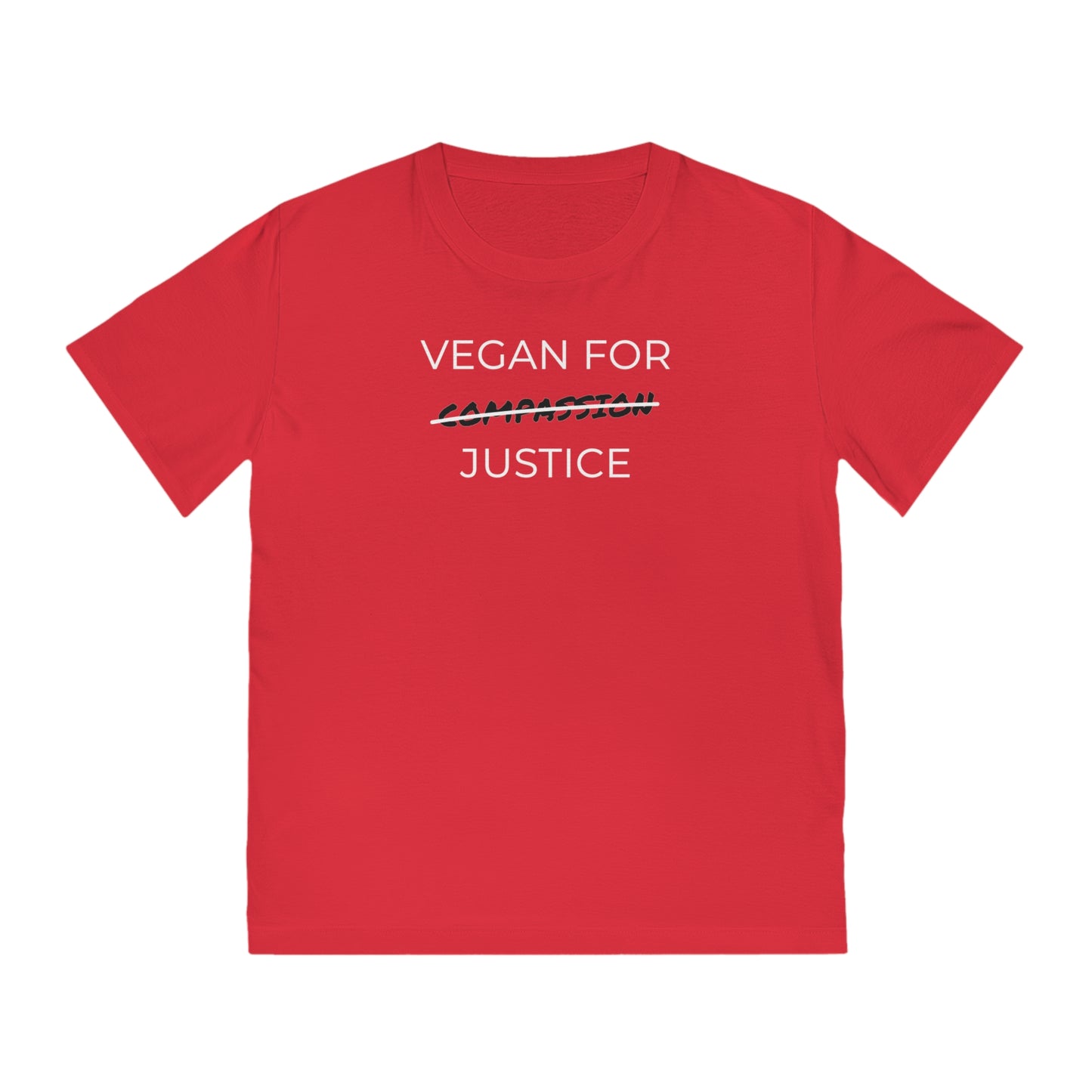 Vegan For Justice - Unisex T-shirt - Animal rights activism Shirt