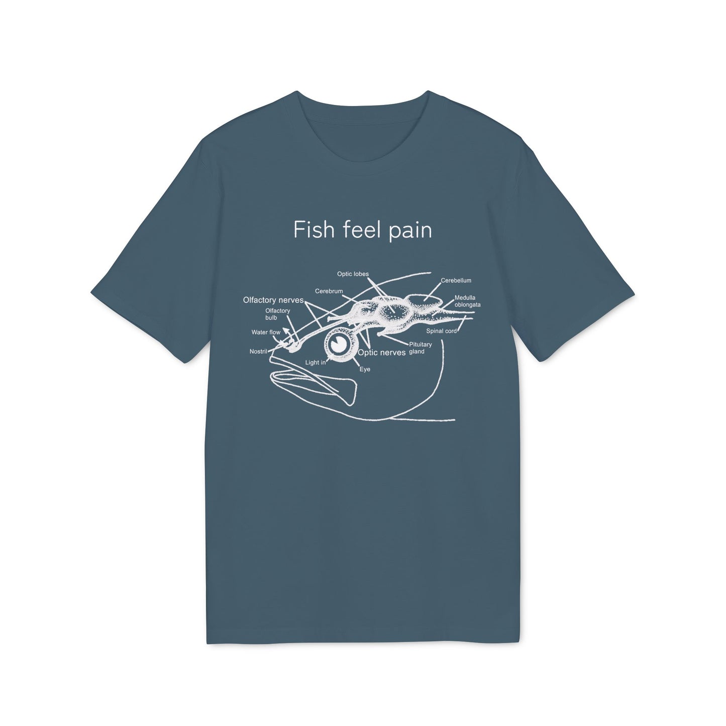 Fish Feel Pain T-Shirt - Unisex T-shirt - Graphic Tee - Fish are not vegetables