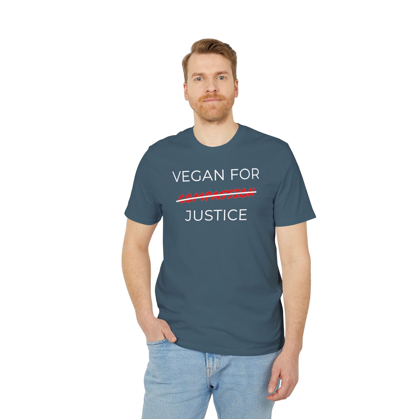 Vegan For Justice - Unisex T-shirt - Animal rights activism Shirt