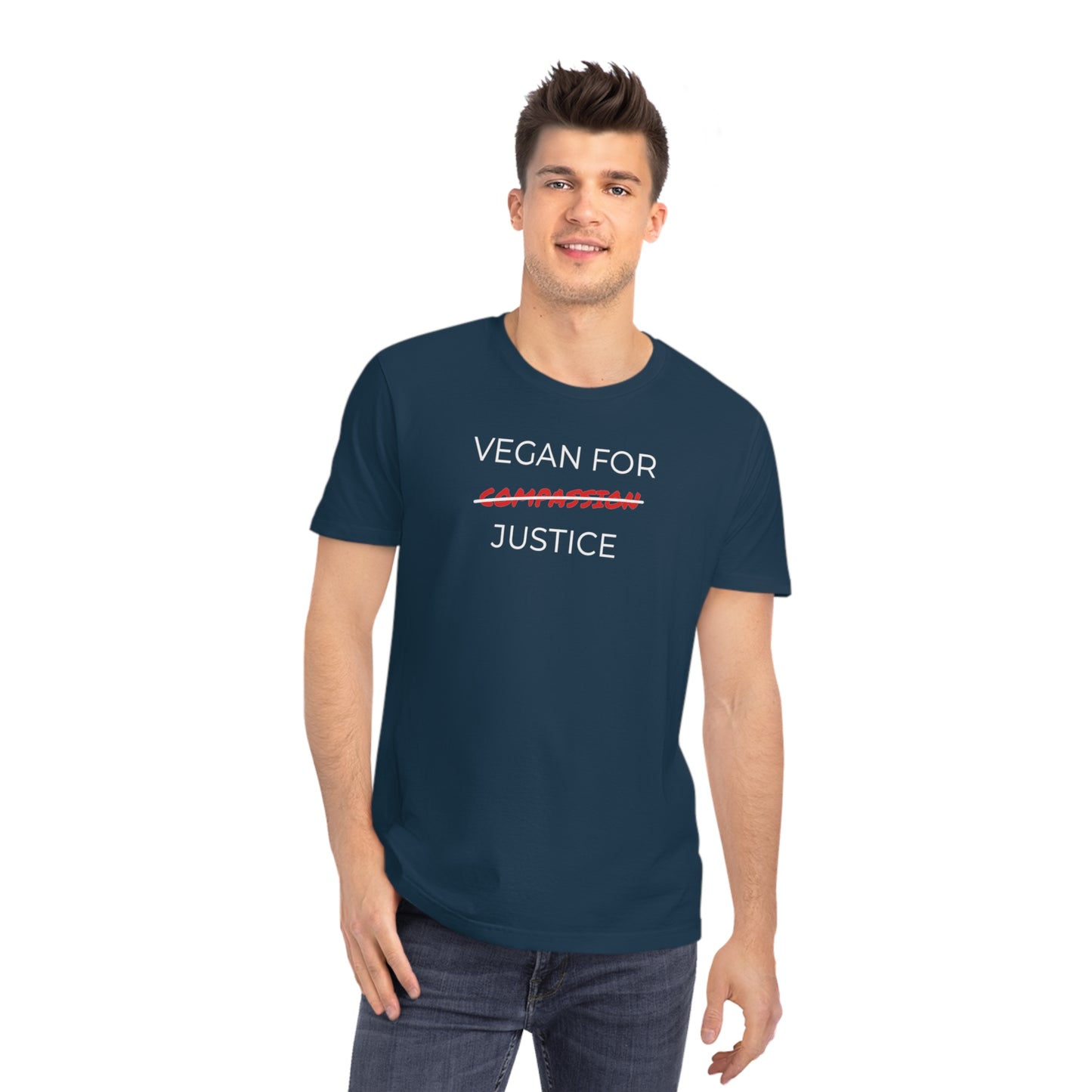 Vegan For Justice - Unisex T-shirt - Animal rights activism Shirt