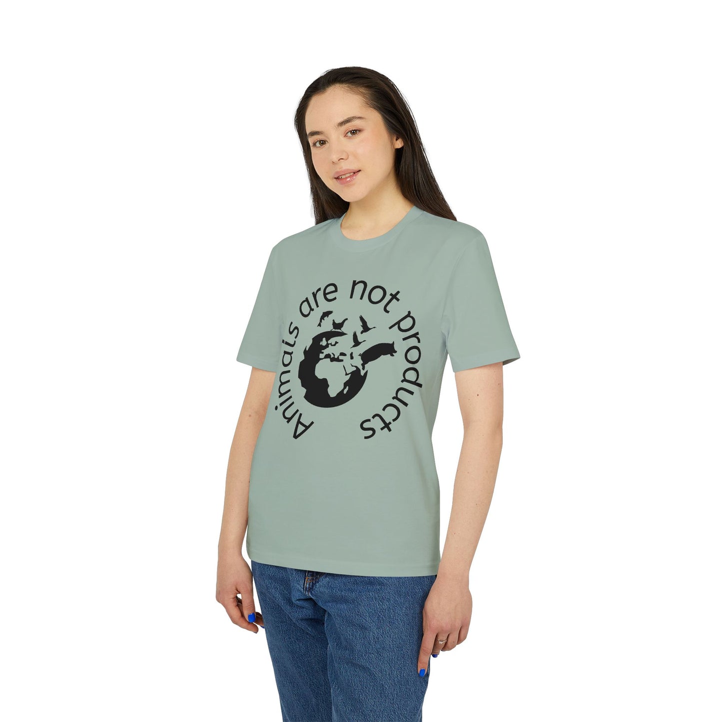 Animals Are Not Products with Logo - T-shirt