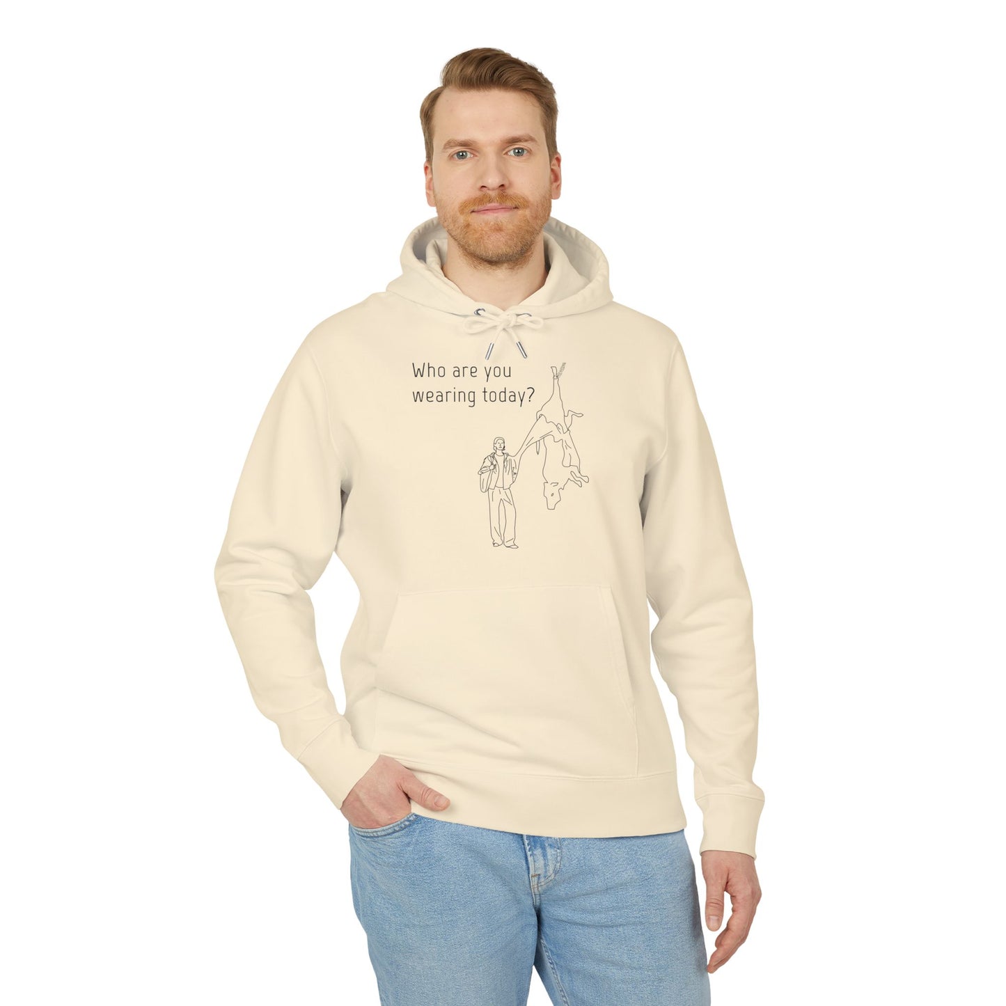 Who Are You Wearing Today? - Unisex Hoodie - Animal Skin Leather Industry - Cow Skin to Leather Jacket