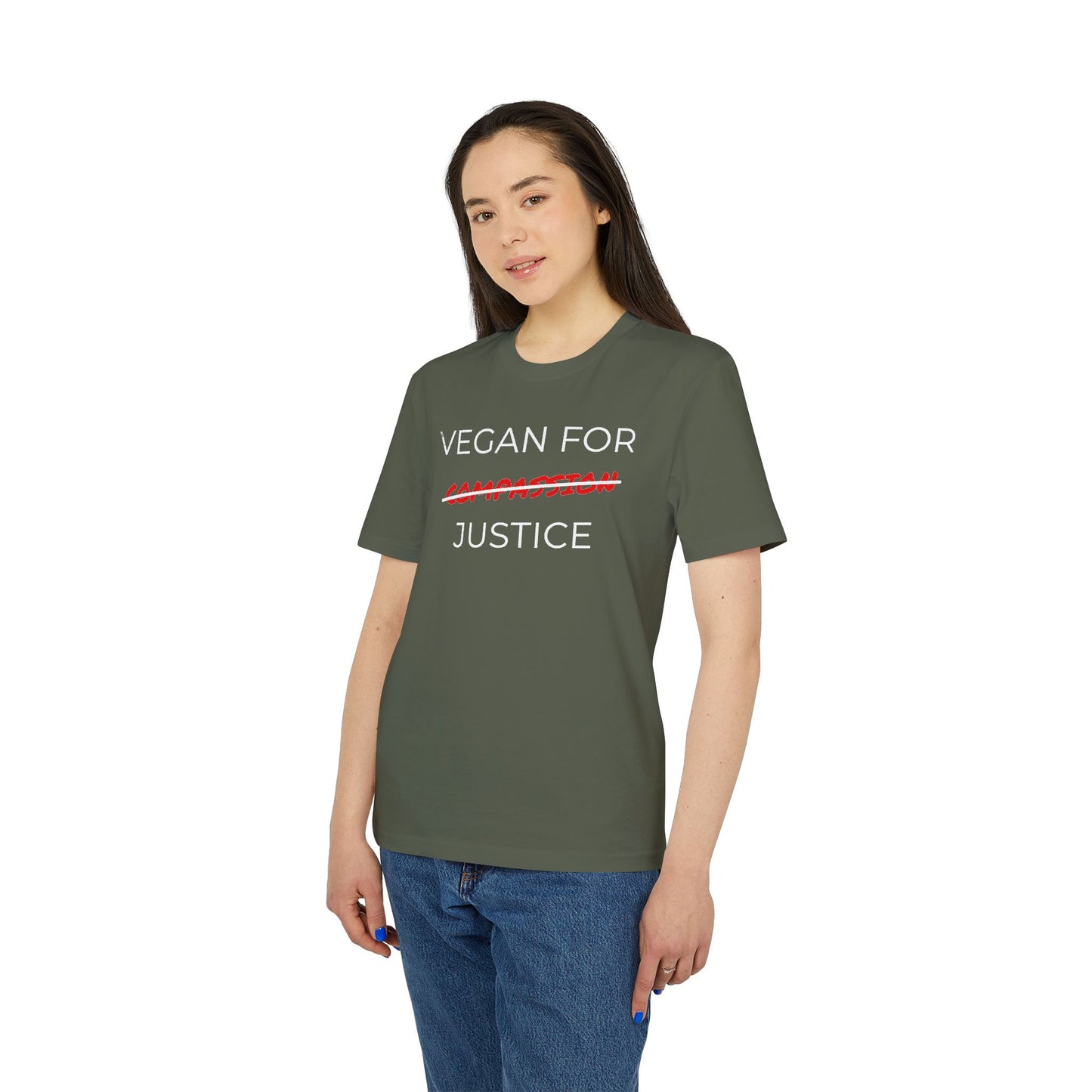 Vegan For Justice - Unisex T-shirt - Animal rights activism Shirt
