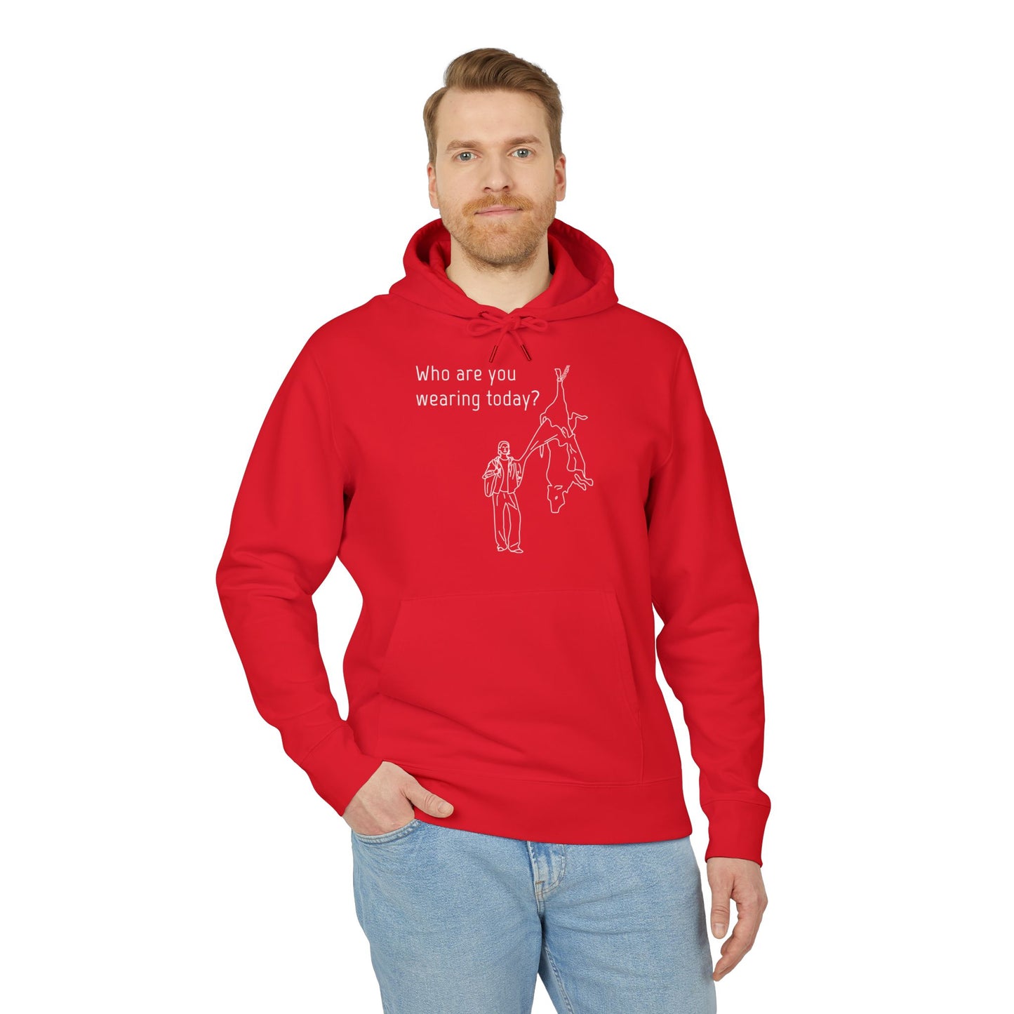 Who Are You Wearing Today? - Unisex Hoodie - Animal Skin Leather Industry - Cow Skin to Leather Jacket