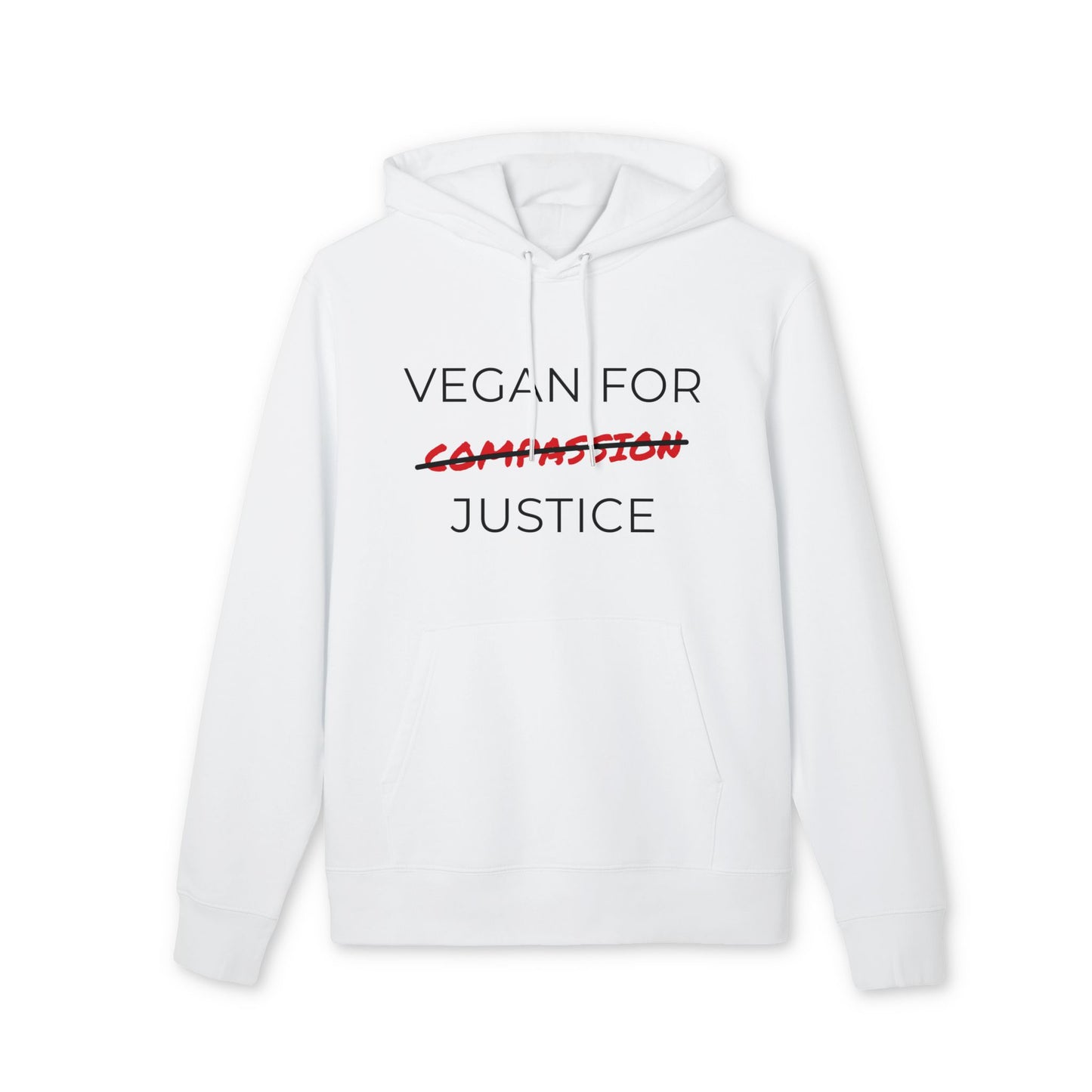 Vegan For Justice - Unisex Hoodie - Animal rights activism Hoodie