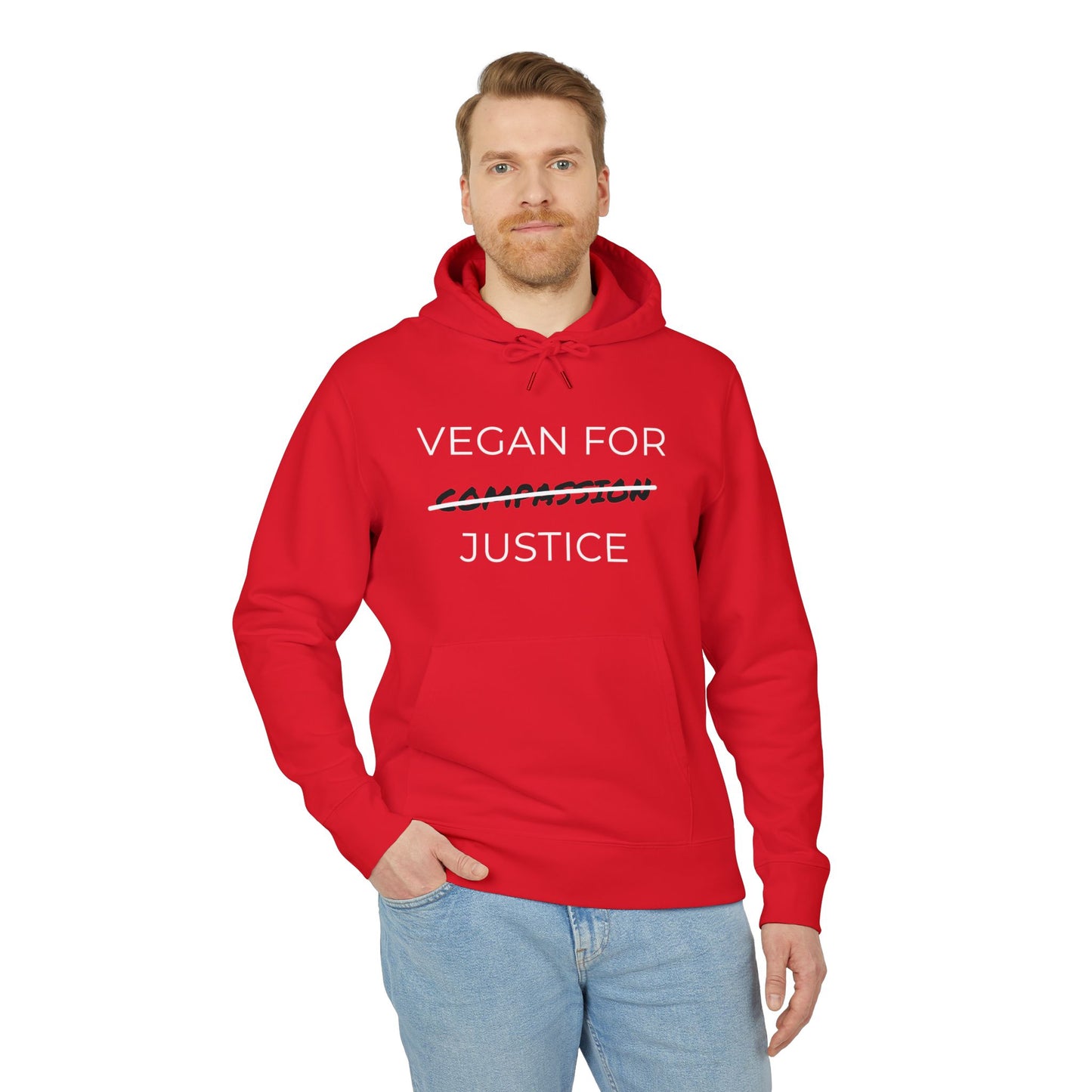 Vegan For Justice - Unisex Hoodie - Animal rights activism Hoodie