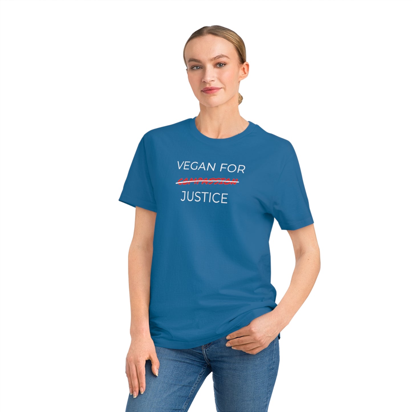 Vegan For Justice - Unisex T-shirt - Animal rights activism Shirt