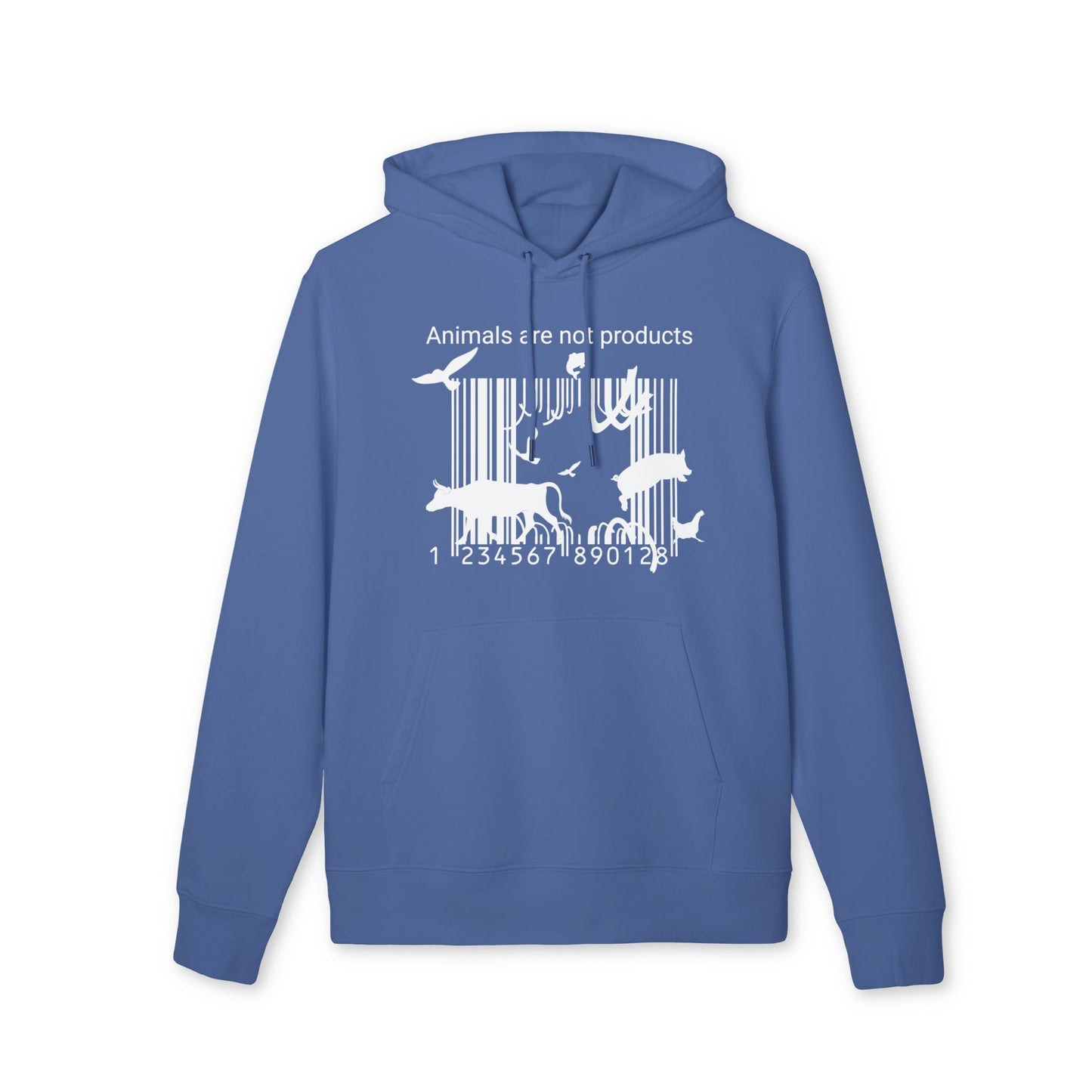Animals Are Not Products - Unisex Hoodie - Jumping out of Barcode