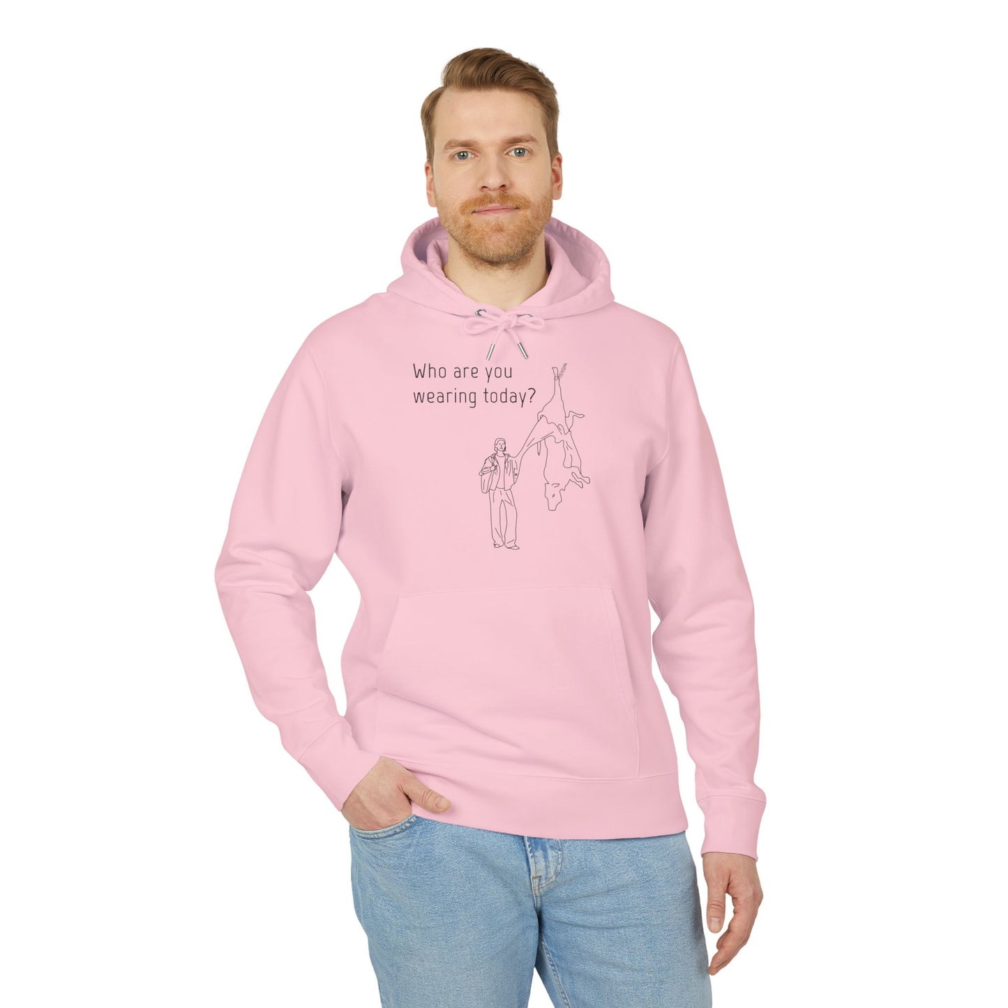 Who Are You Wearing Today? - Unisex Hoodie - Animal Skin Leather Industry - Cow Skin to Leather Jacket