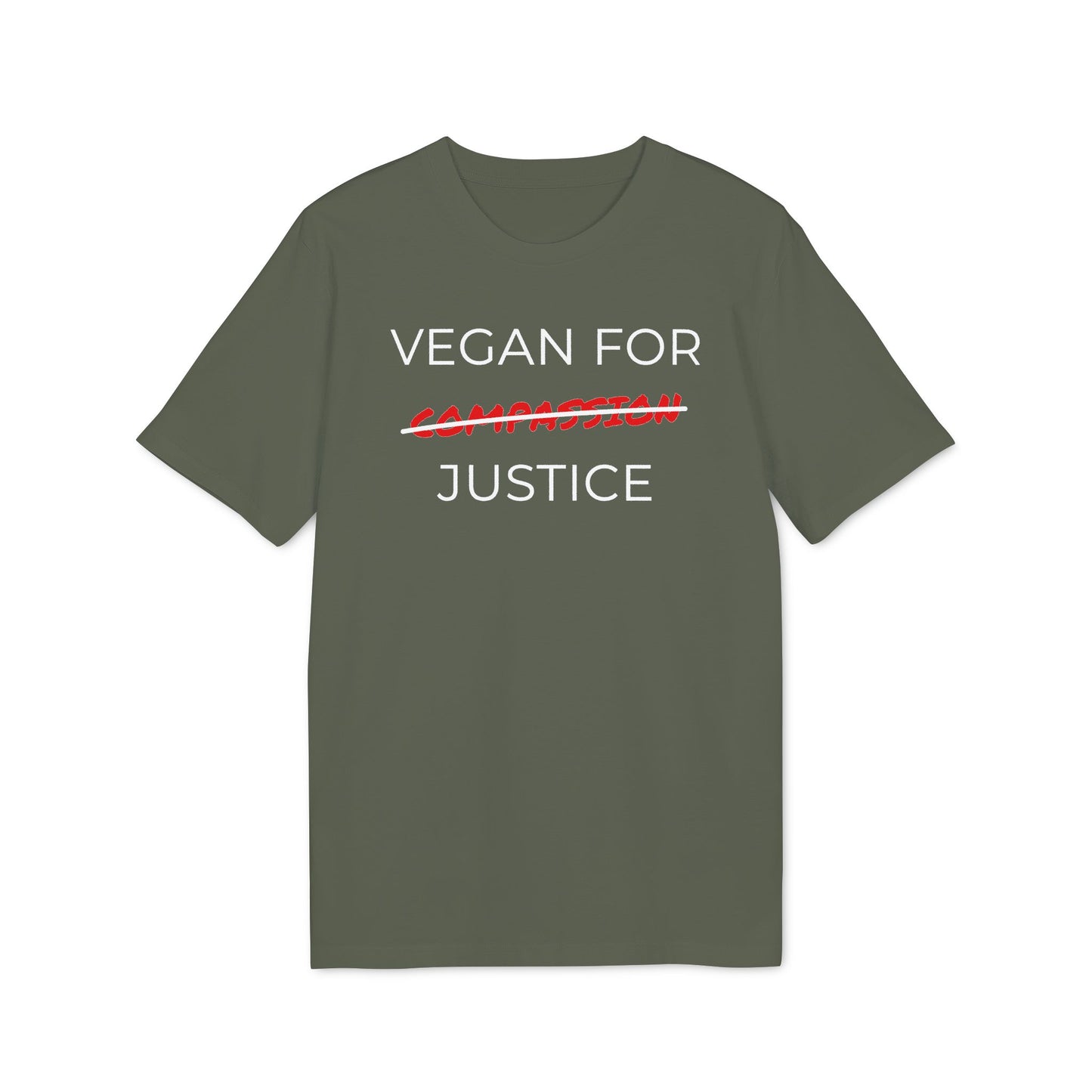 Vegan For Justice - Unisex T-shirt - Animal rights activism Shirt