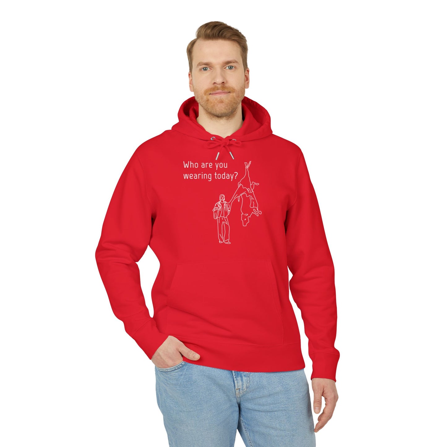 Who Are You Wearing Today? - Unisex Hoodie - Animal Skin Leather Industry - Cow Skin to Leather Jacket