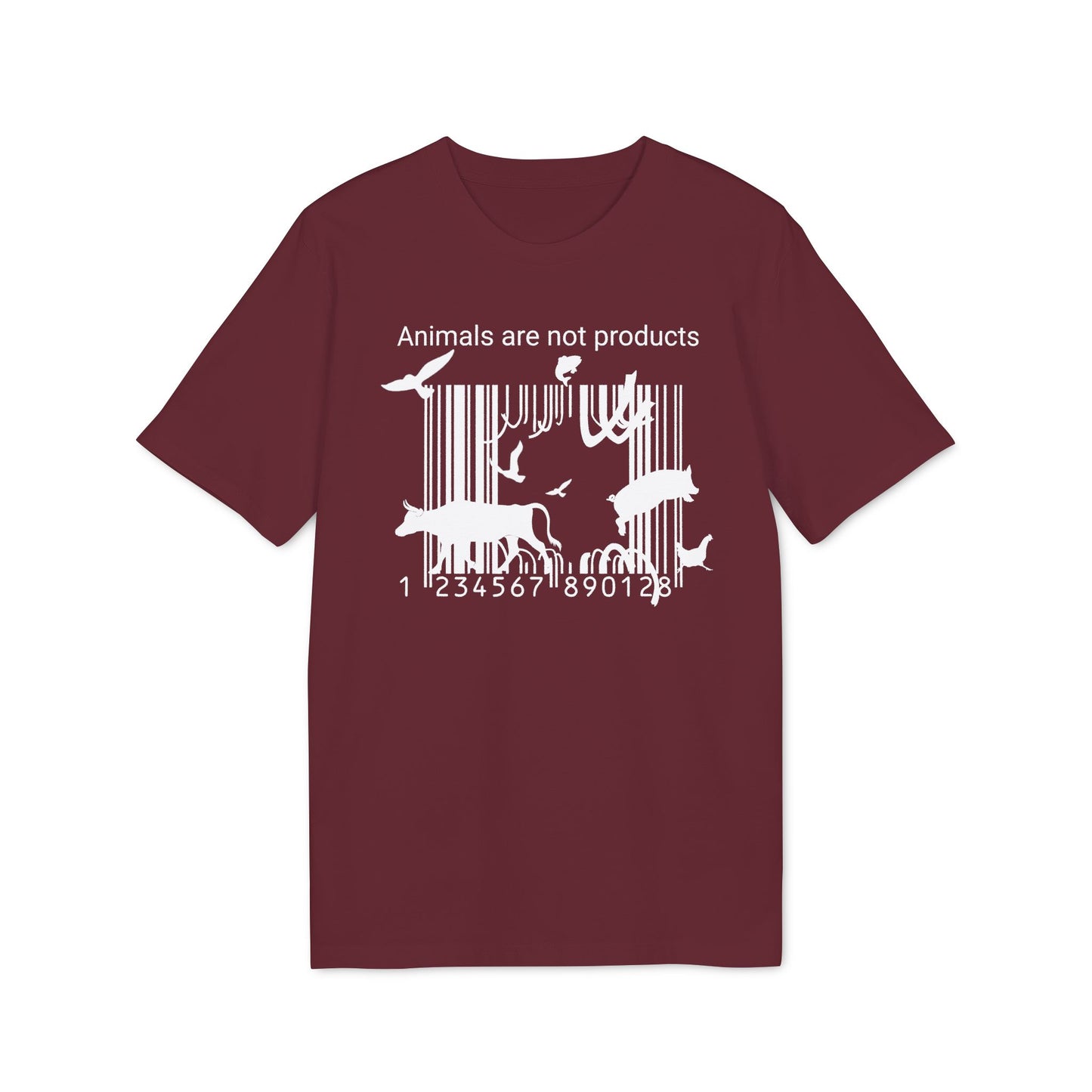 Animals Are Not Products - Unisex T-Shirt - Jumping out of Barcode