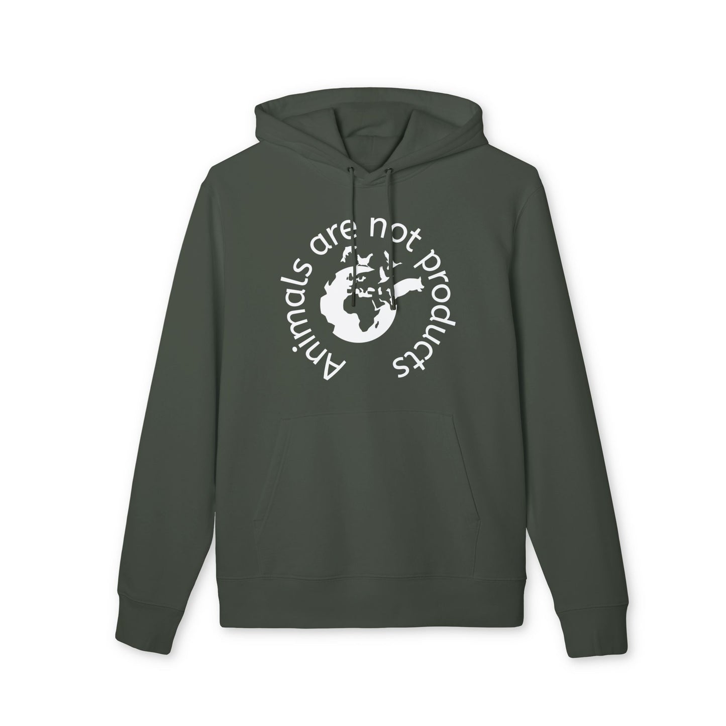 Cruiser Hoodie - Animals Are Not Products Logo