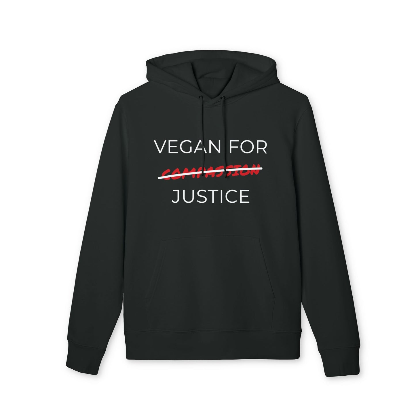 Vegan For Justice - Unisex Hoodie - Animal rights activism Hoodie