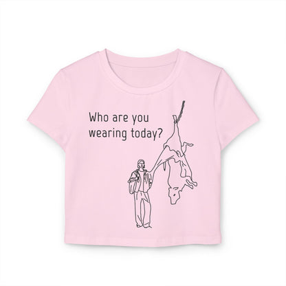 Who are you wearing today? - Crop Tee - Against leather industry - cow skin to leather jacket