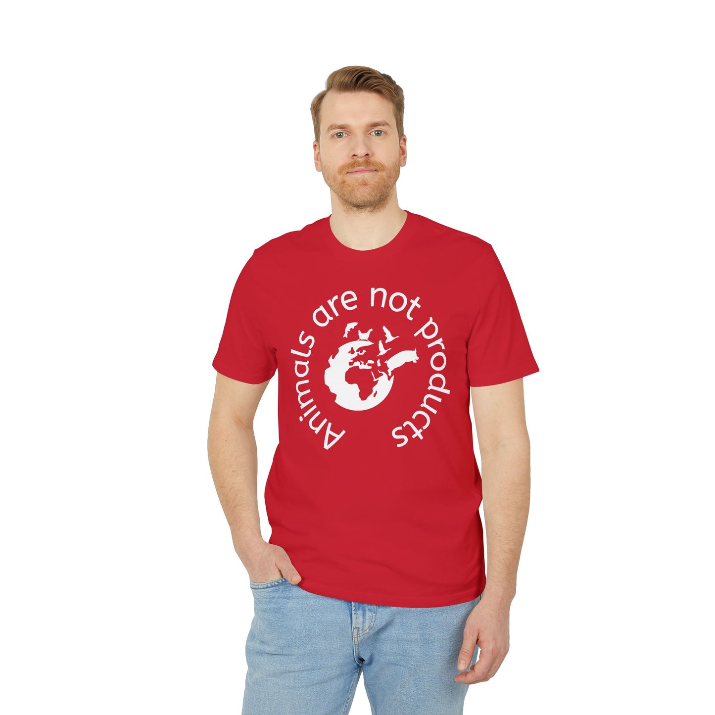 Animals Are Not Products with Logo - T-shirt
