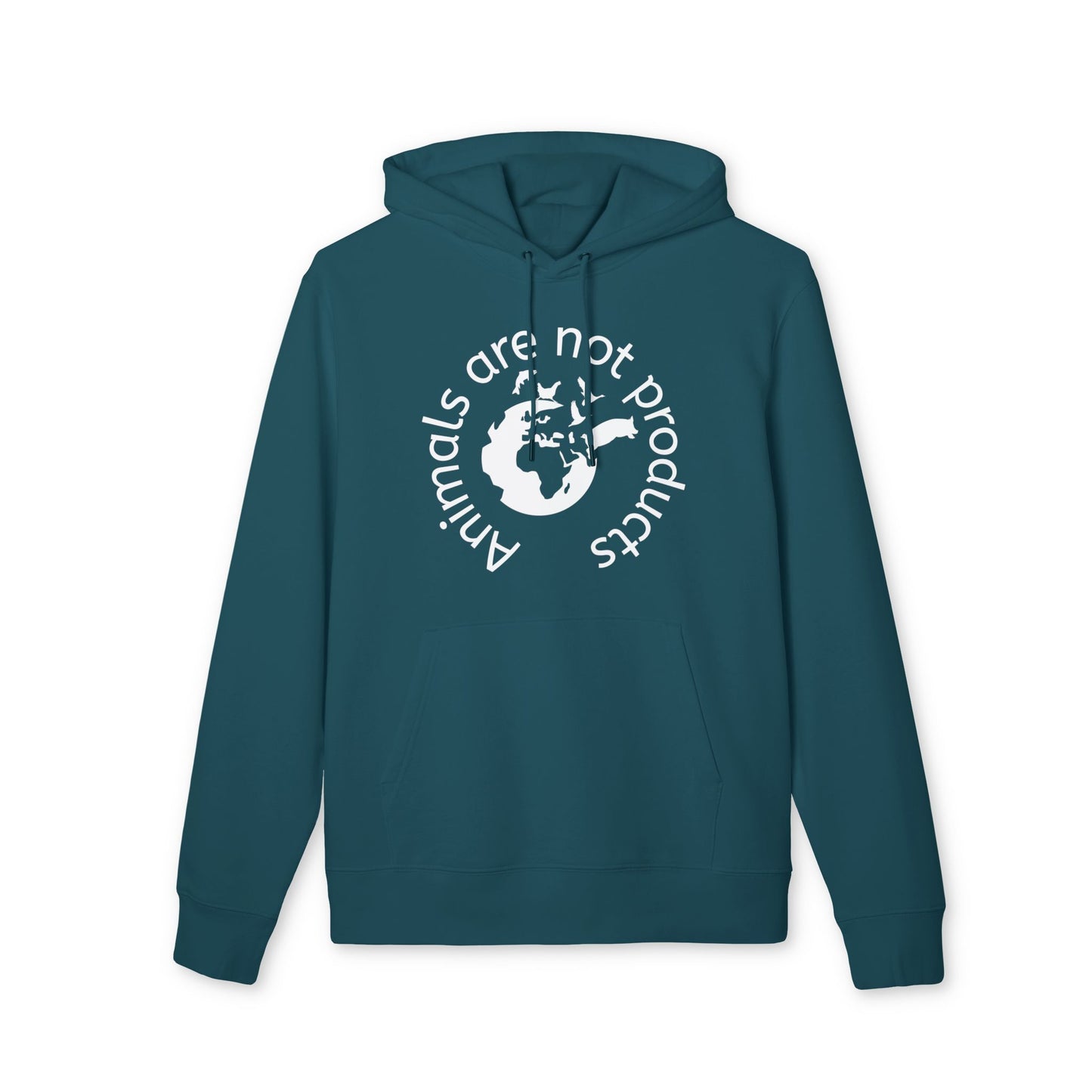 Cruiser Hoodie - Animals Are Not Products Logo