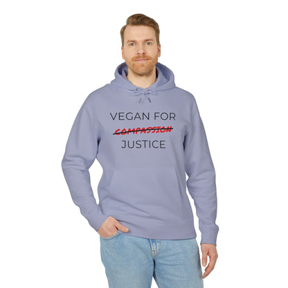 Vegan For Justice - Unisex Hoodie - Animal rights activism Hoodie