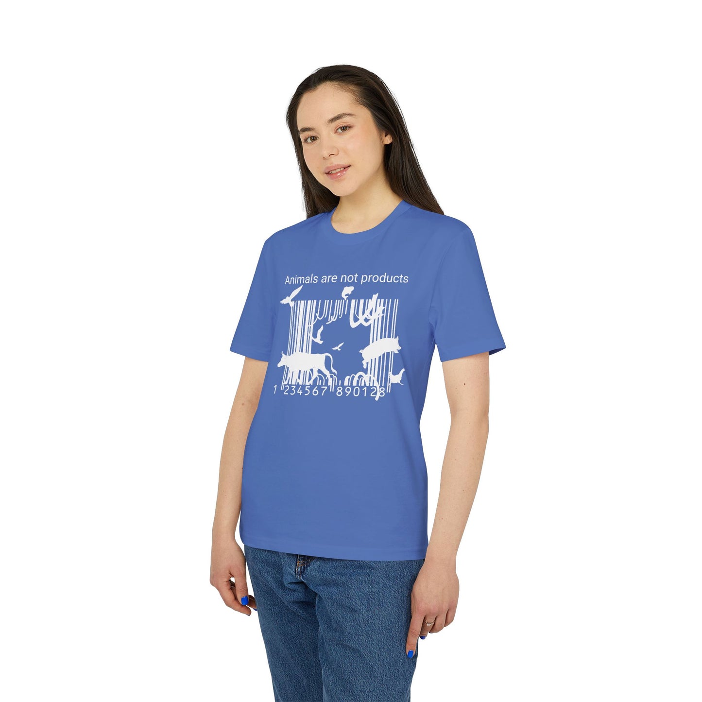 Animals Are Not Products - Unisex T-Shirt - Jumping out of Barcode