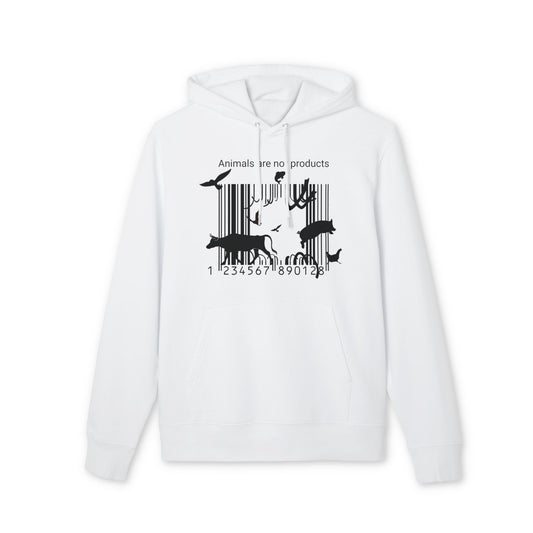 Animals Are Not Products - Unisex Hoodie - Jumping out of Barcode
