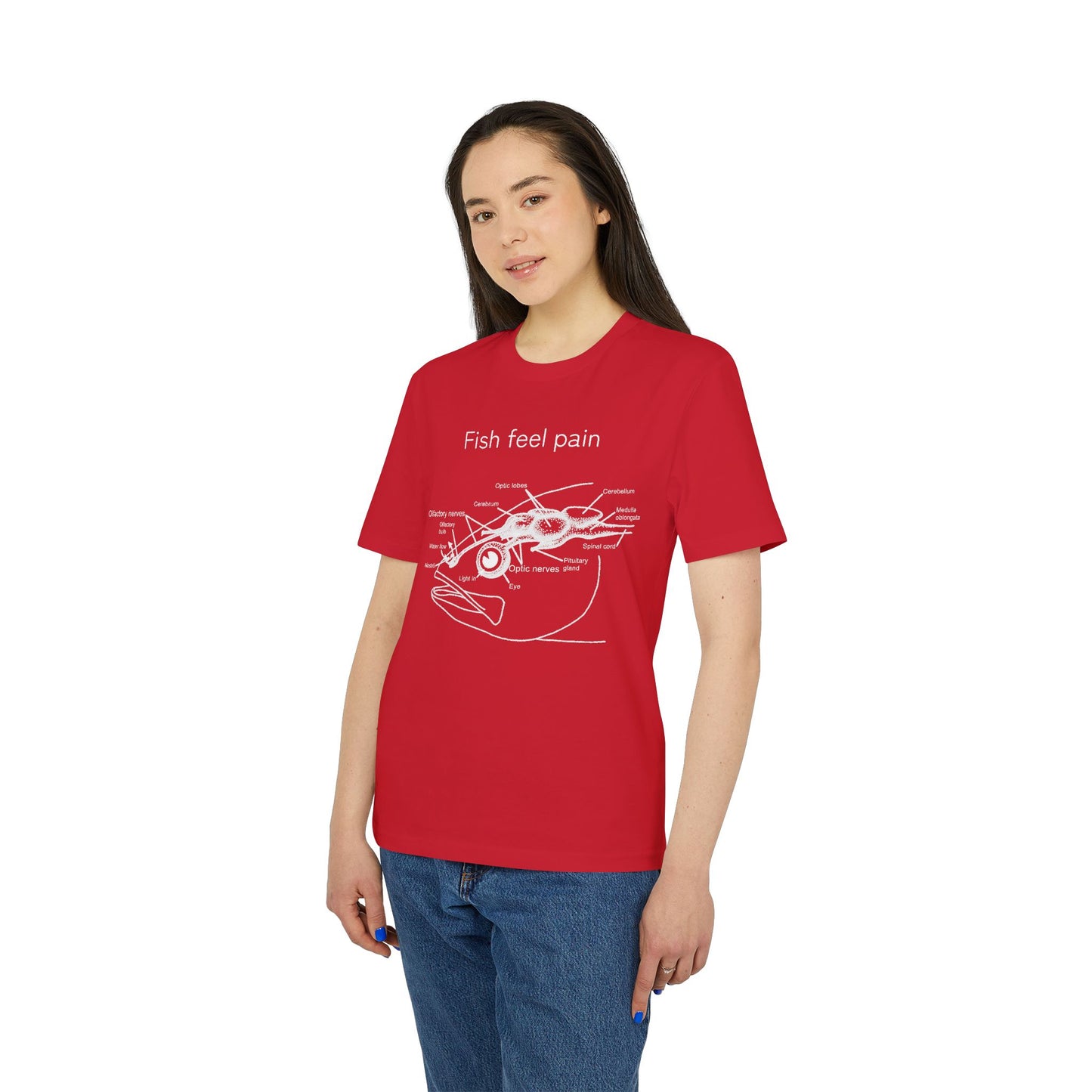 Fish Feel Pain T-Shirt - Unisex T-shirt - Graphic Tee - Fish are not vegetables