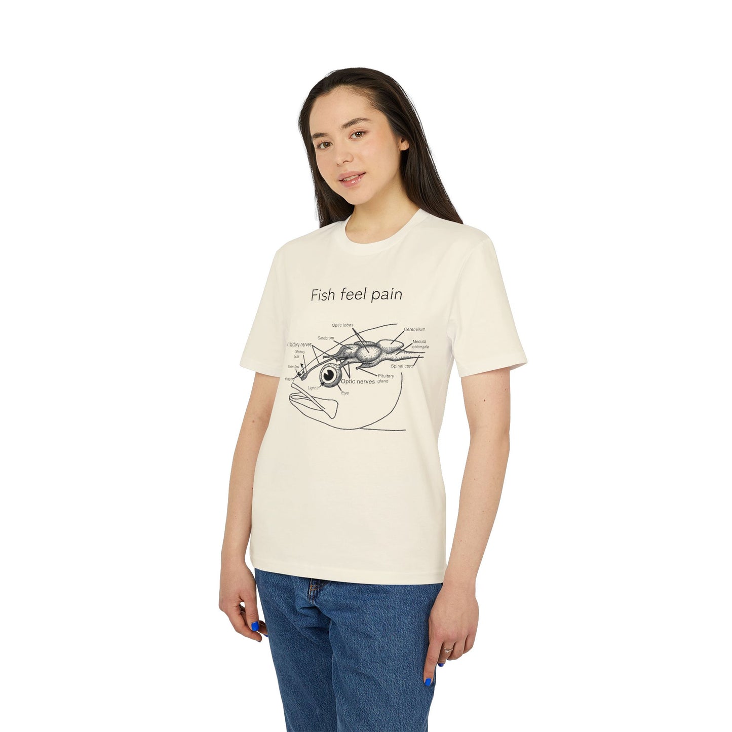 Fish Feel Pain T-Shirt - Unisex T-shirt - Graphic Tee - Fish are not vegetables