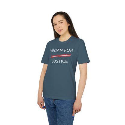 Vegan For Justice - Unisex T-shirt - Animal rights activism Shirt