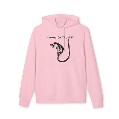Hooked On Cruelty Design - Unisex Hoodie -  Against Fishing - Catch the eye of fishermen