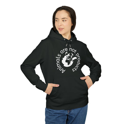 Cruiser Hoodie - Animals Are Not Products Logo