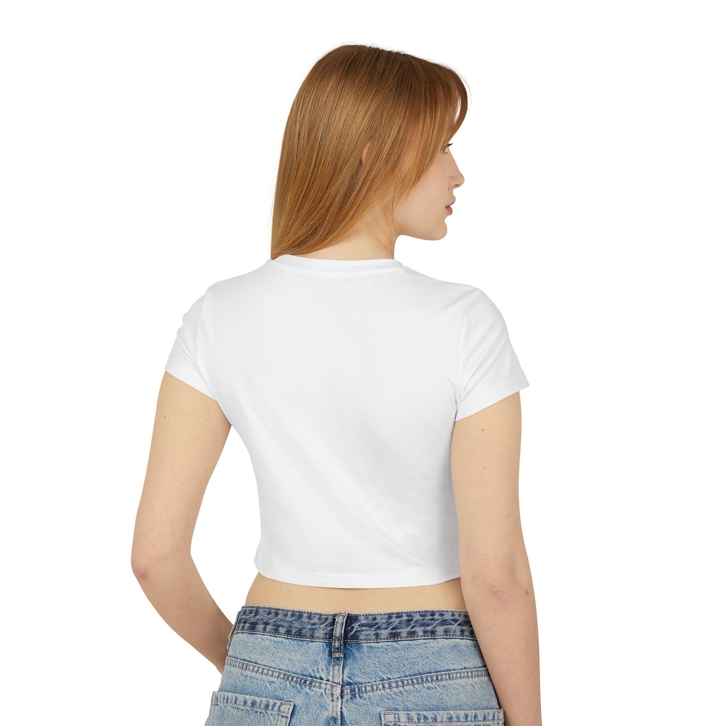 Animals Are Not Products- Women's Baby Tee - Escape The Barcode
