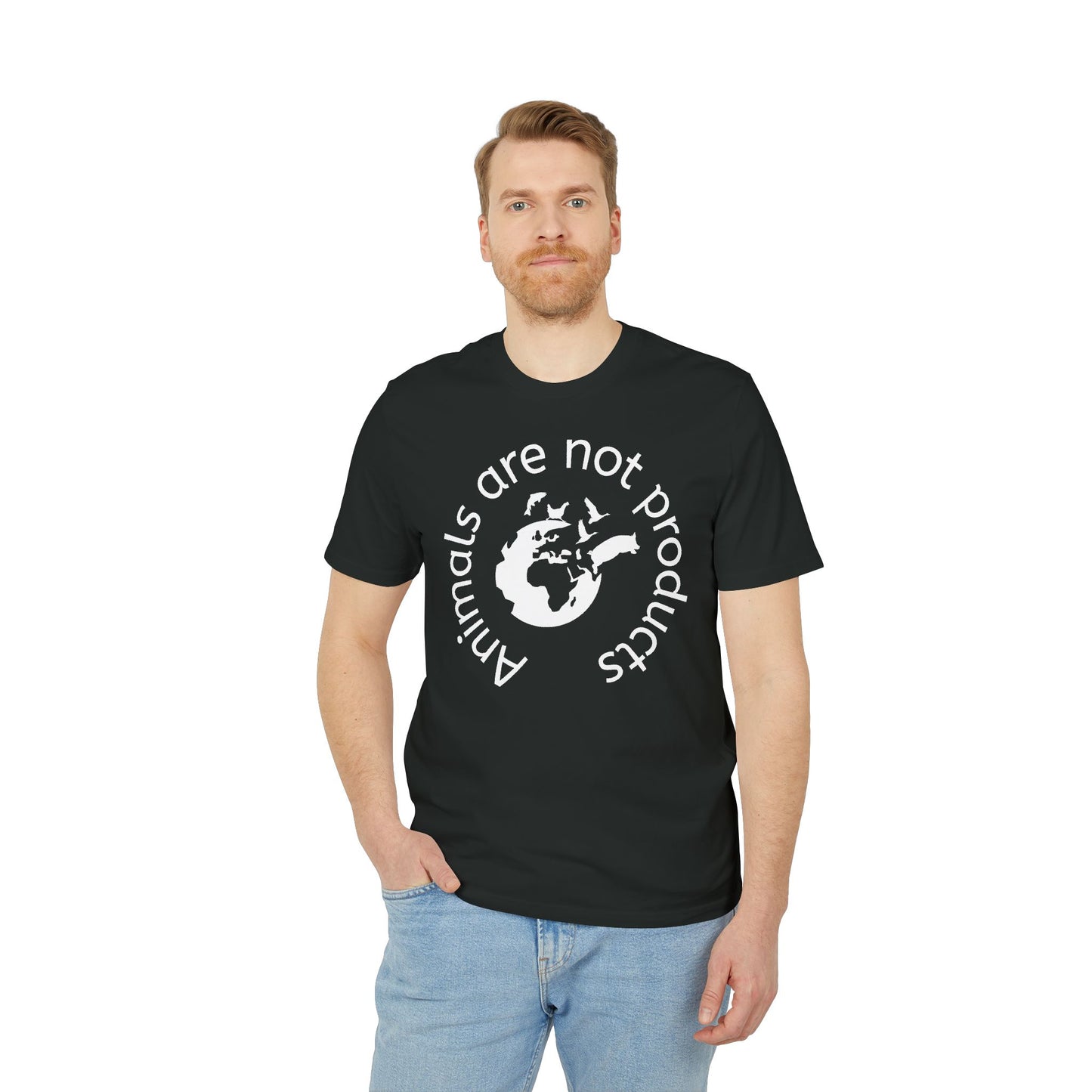 Animals Are Not Products with Logo - T-shirt