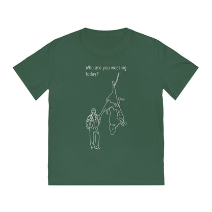 Who are you wearing today? - Unisex Rocker T-shirt - Against leather industry - cow skin to leather jacket