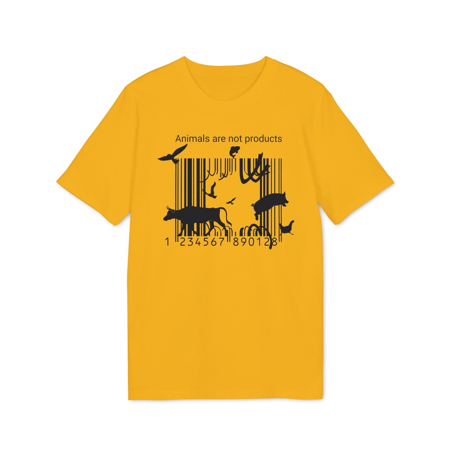Animals Are Not Products - Unisex T-Shirt - Jumping out of Barcode