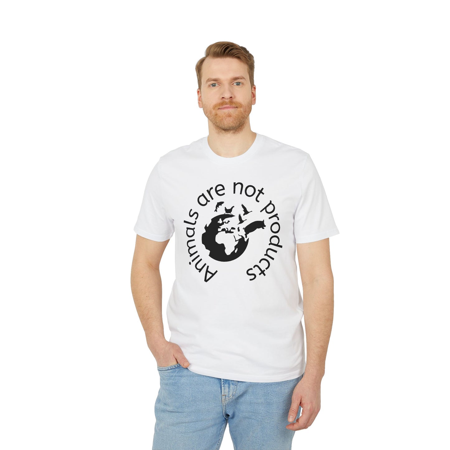 Animals Are Not Products with Logo - T-shirt