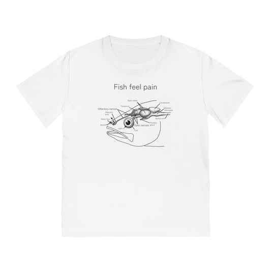 Fish Feel Pain T-Shirt - Unisex Rocker T-shirt - Graphic Tee - Fish are not vegetables
