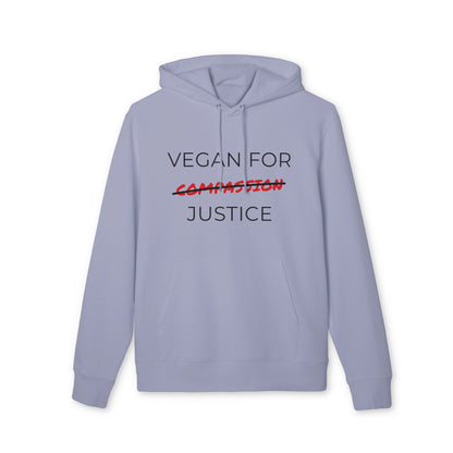 Vegan For Justice - Unisex Hoodie - Animal rights activism Hoodie
