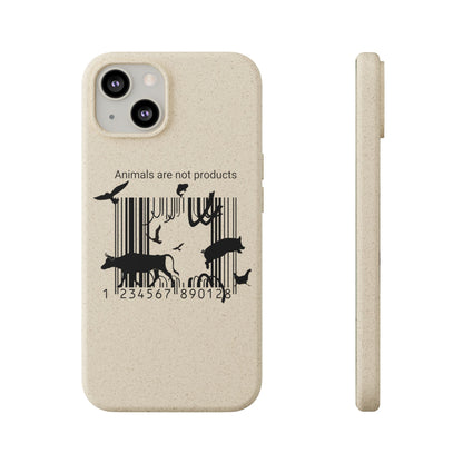 Eco-Friendly Biodegradable Phone Cases, Sustainable Accessories, Animal Rights Gift, Vegan Phone Cover, Nature Lover Case