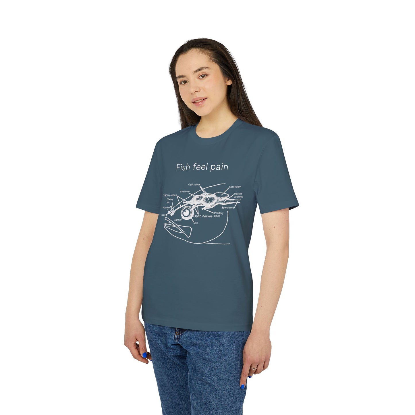 Fish Feel Pain T-Shirt - Unisex T-shirt - Graphic Tee - Fish are not vegetables