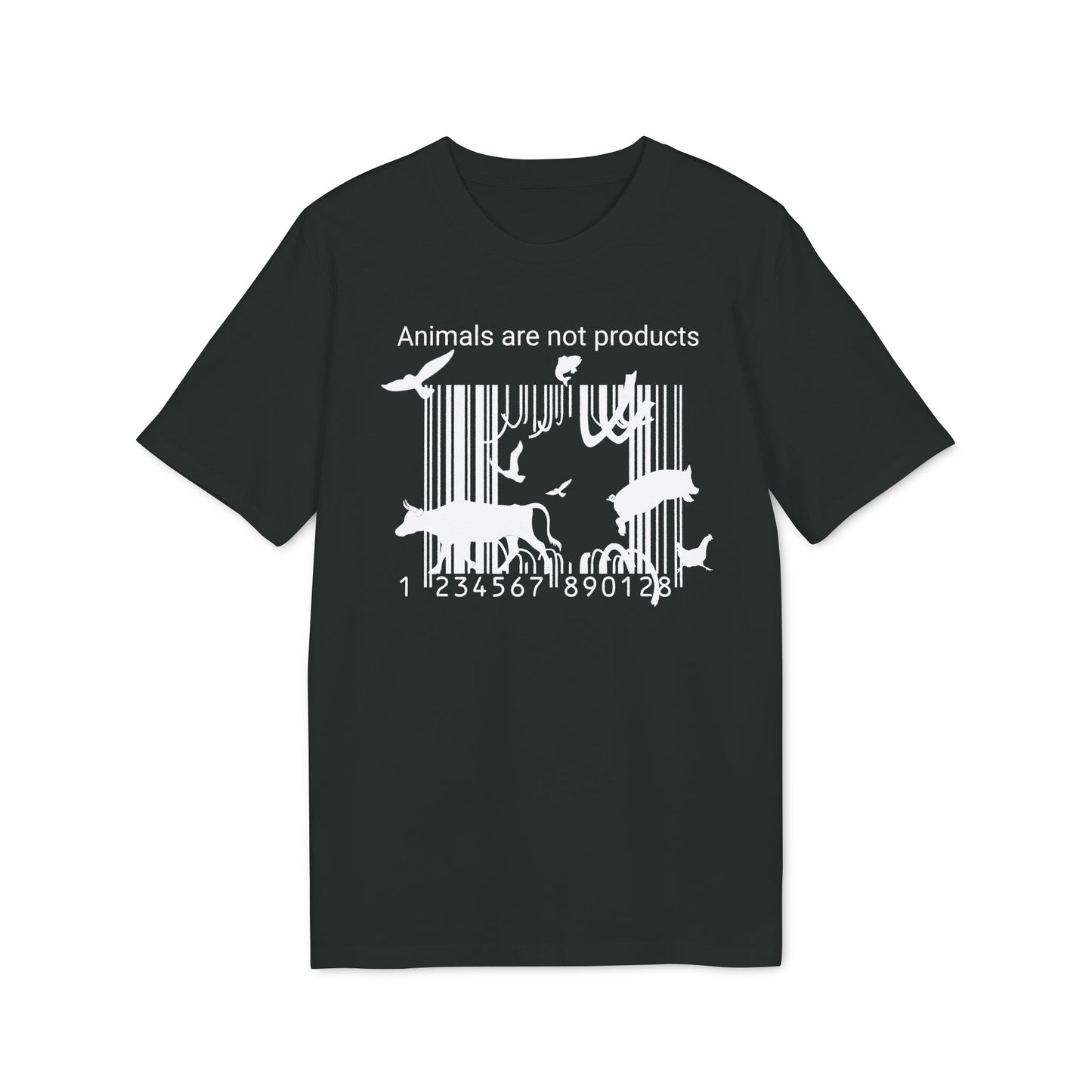 Animals Are Not Products - Unisex T-Shirt - Jumping out of Barcode