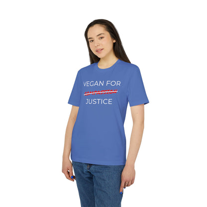 Vegan For Justice - Unisex T-shirt - Animal rights activism Shirt