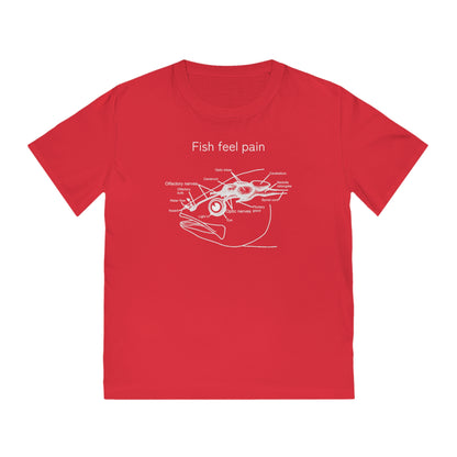 Fish Feel Pain T-Shirt - Unisex Rocker T-shirt - Graphic Tee - Fish are not vegetables