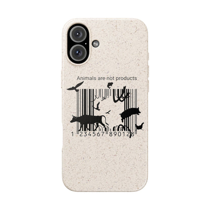 Eco-Friendly Biodegradable Phone Cases, Sustainable Accessories, Animal Rights Gift, Vegan Phone Cover, Nature Lover Case